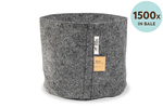Root Pouch Grey fabric pot 15x19 3,8L 1500 units
