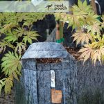 Root Pouch Grey fabric pot 28x26cm 16L 