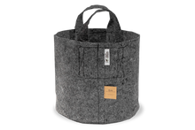 Root Pouch Grey fabric pot 29x36cm 22L with handles