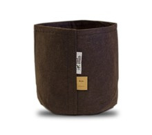 Root Pouch Boxer fabric pot 15x19 3,8L brown