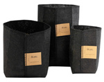 Root Pouch Thin Black fabric pot 10x13cm 1L 1200 units