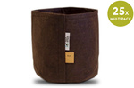 Multipack Root Pouch Boxer fabric pot 25,5x21,5cm 12L brown 25 units