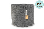 Root Pouch Grey fabric pot 25,5x21,5cm 12L 750 units