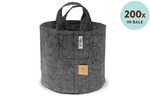 Root Pouch Grey fabric pot 50x40cm 78L with handles 200 units