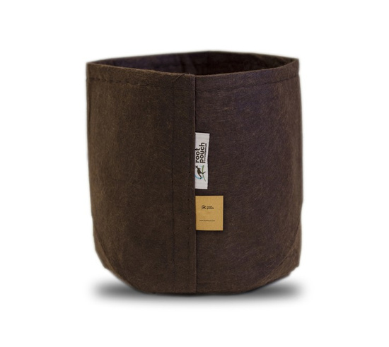 Root Pouch Boxer fabric pot 21x21cm 8L brown