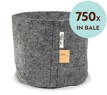Root Pouch Grey fabric pot 25,5x21,5cm 12L 750 units