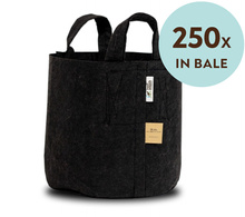 Root Pouch fabric pot 43x38cm 56L with a handle black 250 units