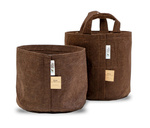 Multipack Root Pouch Boxer fabric pot 38x40cm 45L with handles brown 10 units