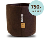 Root Pouch Boxer fabric pot 25,5x21,5cm 12L brown 750 units