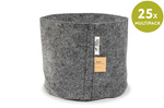 Multipack Root Pouch Grey fabric pot 15x19 3,8L 25 units