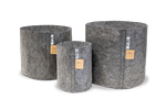 Root Pouch Charcoal fabric pot 28x26cm 16L grey
