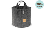 Root Pouch Grey fabric pot 40x30cm 39L with handles 300 units