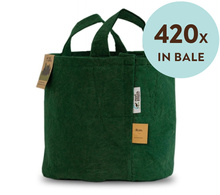 Root Pouch Boxer fabric pot 28x26cm 16L with handles forest green 420 szt