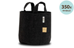 Root Pouch Black fabric pot 29x36cm 22L with a handle black 350 units