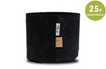 Growbag Root Pouch fabric pot 21x21cm 8L black 25 units