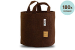 Root Pouch Boxer fabric pot 53x42cm 95L with handles brown 180 units