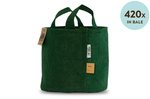 Root Pouch Boxer fabric pot 28x26cm 16L with handles forest green 420 szt